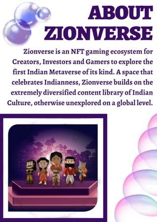 Metaverse Gaming Nft Zionverse Pdf