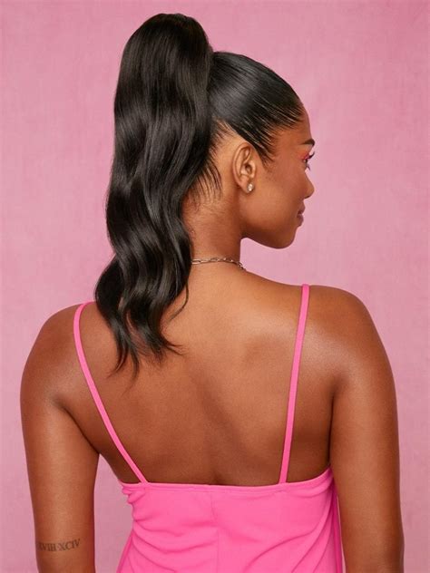 Cute And Easy Ponytail Hairstyles Summer For Black Women With