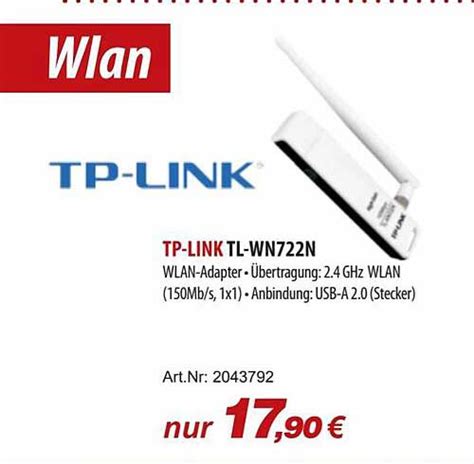 Tp Link Tl Wn722n Wlan Adapter Angebot Bei ACom PC 1Prospekte De