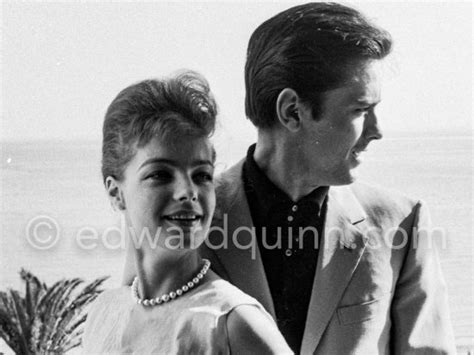 Romy Schneider And Alain Delon At The Carlton Hotel They Had Become