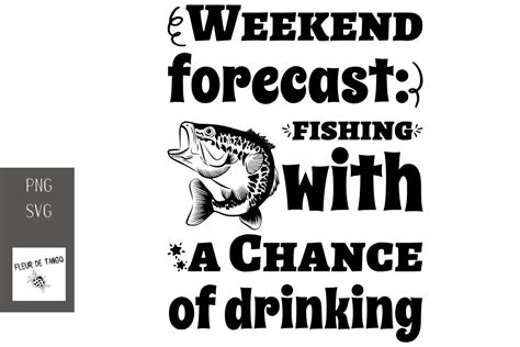 Weekend Forecast Fishing With A Chance Graphic By Fleur De Tango