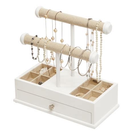 Mele And Co Ivy Jewelry Box Organizer In White Kroger