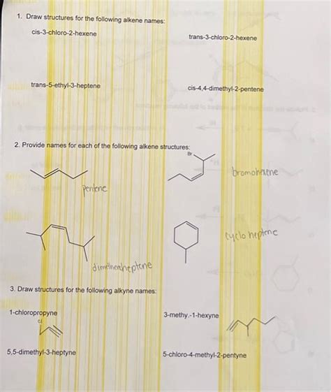 Solved Trans 5 Ethyl 3 Heptene Cis 4 4 Dimethyl 2 Pente 2 Chegg