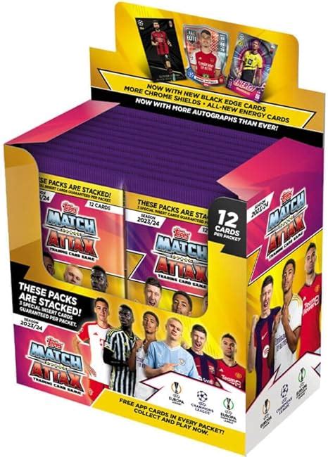 Amazon Topps Match Attax 23 24 Caja Completa 24 Paquetes 288