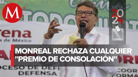 No Negociaré Premios De Consolación Ricardo Monreal Sobre Encuesta De