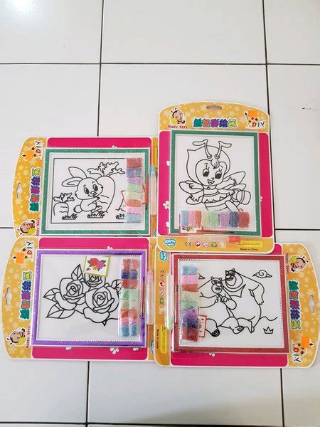 Jual Mainan Edukasi Edukatif Mewarnai Dengan Manik Beads Painting Art ...