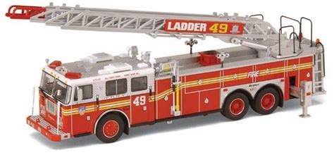 Code 3 Fdny Ladder 49 Yankees™ Seagrave Rear Mount 12851