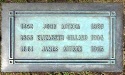 James Aitken M Morial Find A Grave