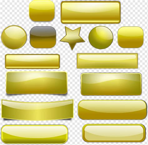 Banner Button Gold Golden Gui Badges Ribbons Star Gloss Glossy