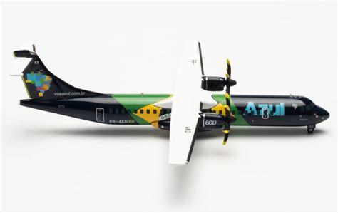 Herpa Wings Atr Azul Brazilian Flag Livery Pr Ako