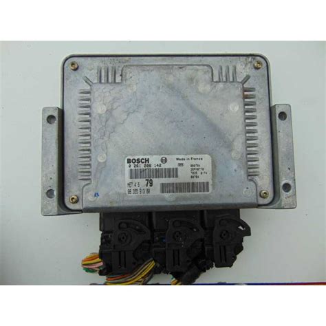 Engine Control Unit Ecu Peugeot 406 0261206142 Sale Auto Spare Part On