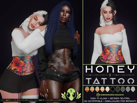 The Sims Resource Honey Tattoo