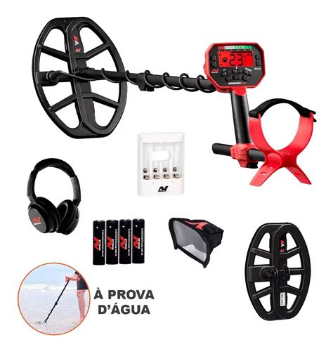 Detector De Metais Minelab Vanquish Pro Pack Ouro Prata Mebuscar