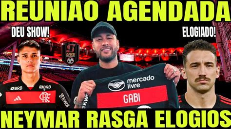 Reuni O Agendada Neymar Rasga Elogios Luiz Ara Jo Moral Youtube