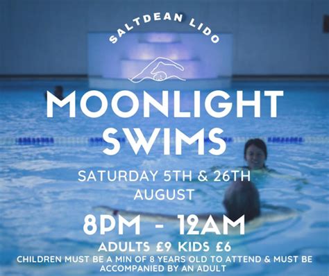 Moonlight Swims Are Now Happening At Saltdean Lido Eastbourne Lifestyle