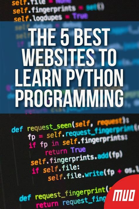 The 5 Best Websites To Learn Python Programming Learn Computer Coding Python Programming