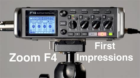 First Look At The Zoom F4 Field Recorder