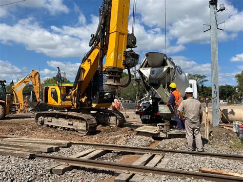 Almirante Brown Avanzan Las Obras Del Paso Bajo Nivel De La Calle