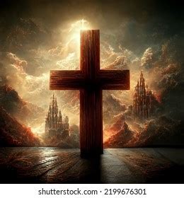 Christian Inspired Concept Art Christianism Religious Stock ...