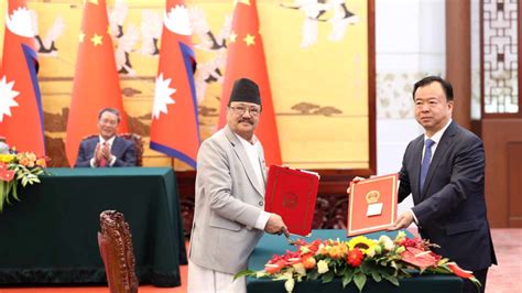 Nepal China Ink Various Agreements