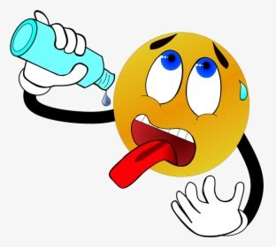 Thirsty Emoji, HD Png Download , Transparent Png Image - PNGitem