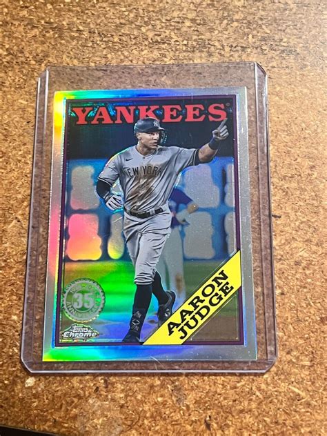 2023 Topps Chrome Baseball 35th Anniversary 88BC 1 Aaron Judge EBay