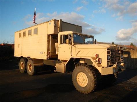 command truck 1992 BMY M934A2 5 Ton Expando mobile military for sale