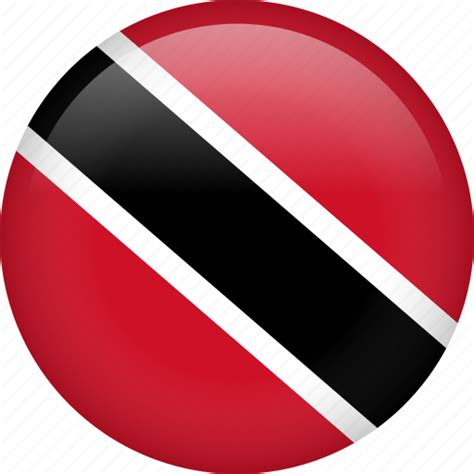 Circle Country Flag National Trinidad And Tobago Nation Icon