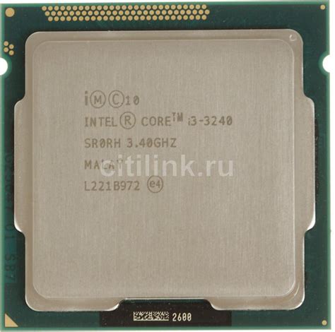 Обзор товара процессор Intel Core i3 3240, OEM (736693) в интернет ...