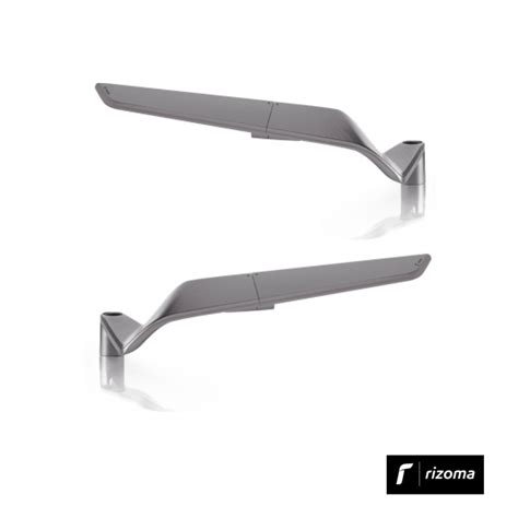 Rizoma STEALTH Naked Mount Winglet Mirror Set Pure Ducati
