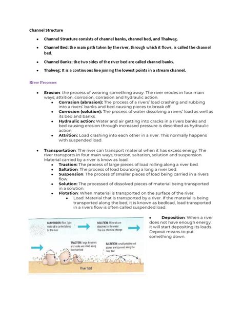 Process of Fluvial Erosion | PDF | Erosion | River