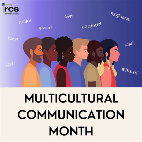 International Multicultural Communications Month | rcs Construction