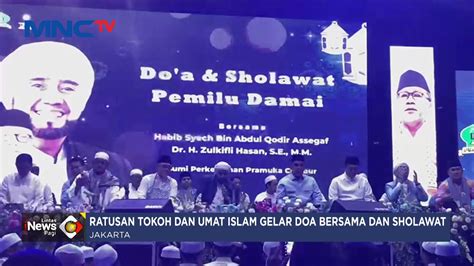 Ratusan Tokoh Dan Umat Gelar Doa Bersama Dan Selawat Pemilu Damai