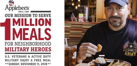 Free Meal For Our Heroes On Veterans Day Veterans Eat Free