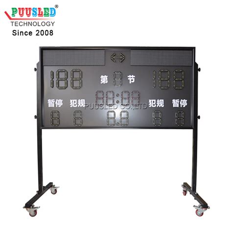 New Design Wireless Control Led Basketball Scoreboard LED Sports ...