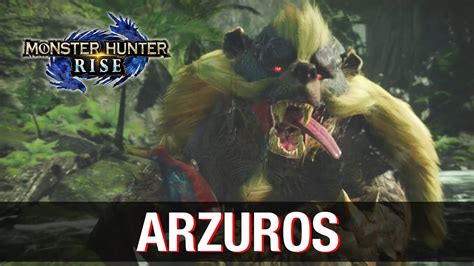 C Mo Derrotar A Arzuros Monster Hunter Rise Youtube