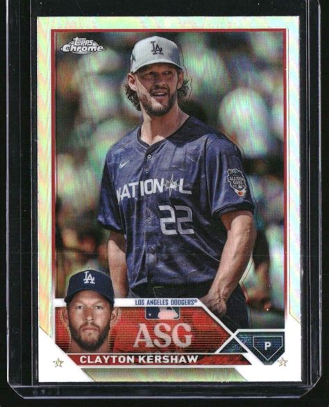 Topps Chrome Update Clayton Kershaw All Star Refractor No