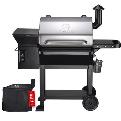 Z GRILLS ZPG 10002E 1060 Sq In Wood Pellet Grill And Smoker 8 In 1