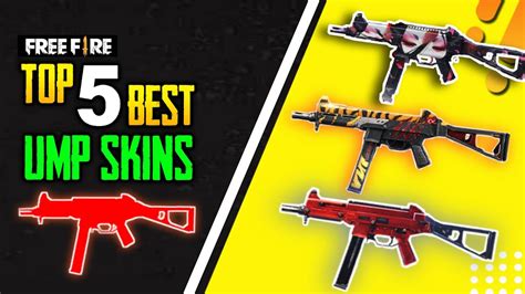 FREE FIRE TOP 5 BEST UMP GUN SKIN IN 2021 BEST UMP SKIN IN FREE