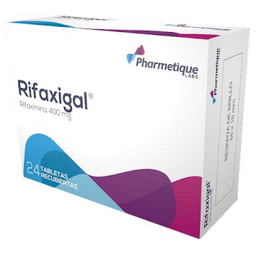 Rifaxigal Rifaximina 400 Mg Pharmetique Caja X 24 Tabletas