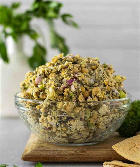 Easy Smashed Chickpea Salad Recipe Vegan One Bowl Shane And Simple