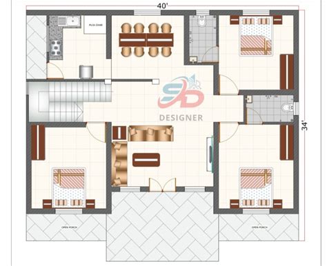 Design A Superb 2d And 3d Architectural Floor Plans By Sdesigner94 Fiverr