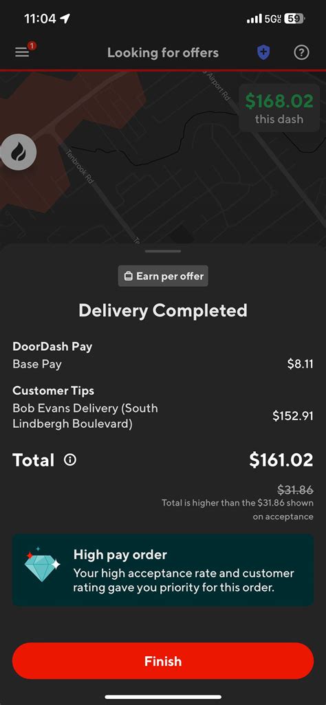 Highest paying order yet : r/doordash_drivers