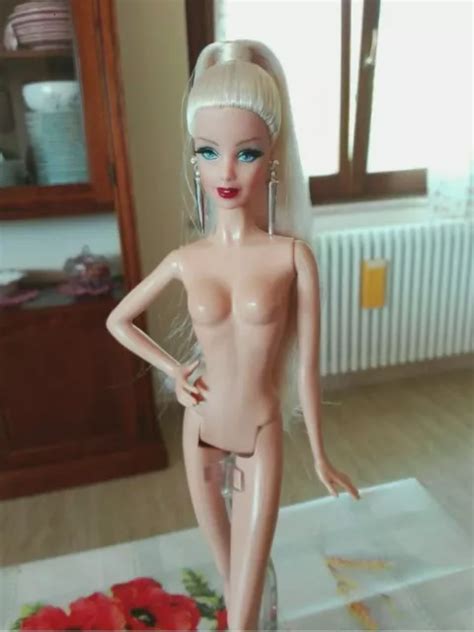 BARBIE RED CARPET REPAINT REROOT NUDA NUDE NAKED Model Muse Doll Mattel