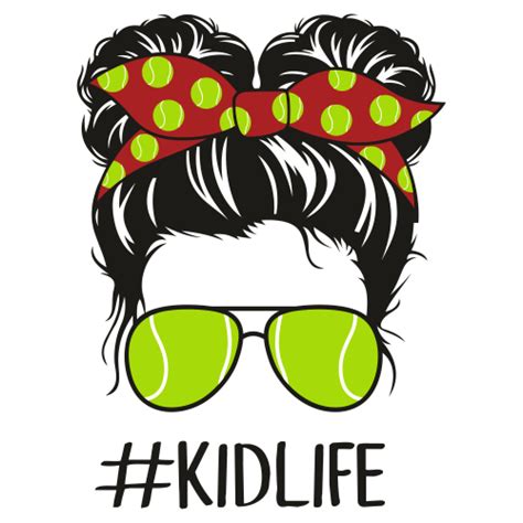 Tennis Kid Life Svg Kid Life Vector File Mom And Kid Life Svg Cut