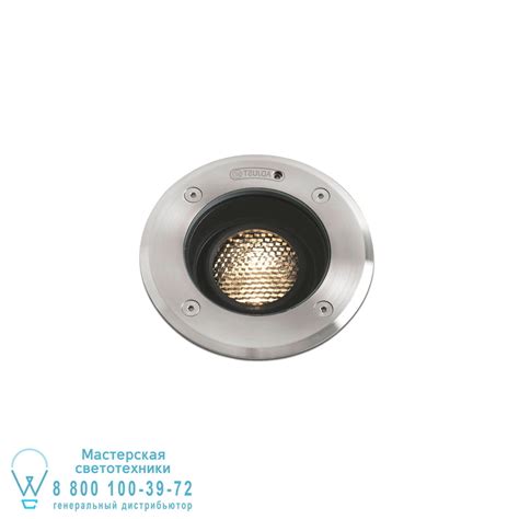 70302 GEISER LED Grey orientable inox recessed 10 светильник в