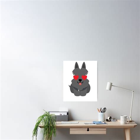 "Scottish Terrier Emoji " Poster by HippoEmo | Redbubble