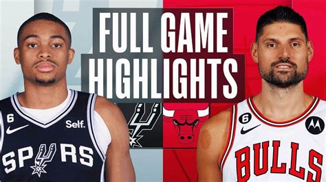 San Antonio Spurs Vs Chicago Bulls Full Game Highlights Feb