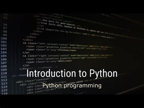 Introduction To Python Lesson Inputs Outputs Selection And