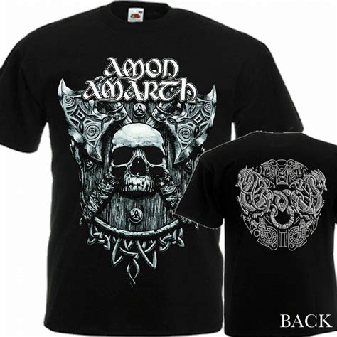 AMON AMARTH - Without Fear - Swedish Melodic Death Metal Band T-Shirt ...